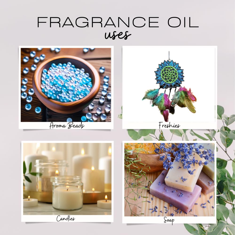 Organic Coconut Fragrance Oil - 4 oz for Candles, Soaps, Diffusers & DIY Home Scents - Beach Inspired Aromatherapy Essential Oil for Relaxation & Spa Days