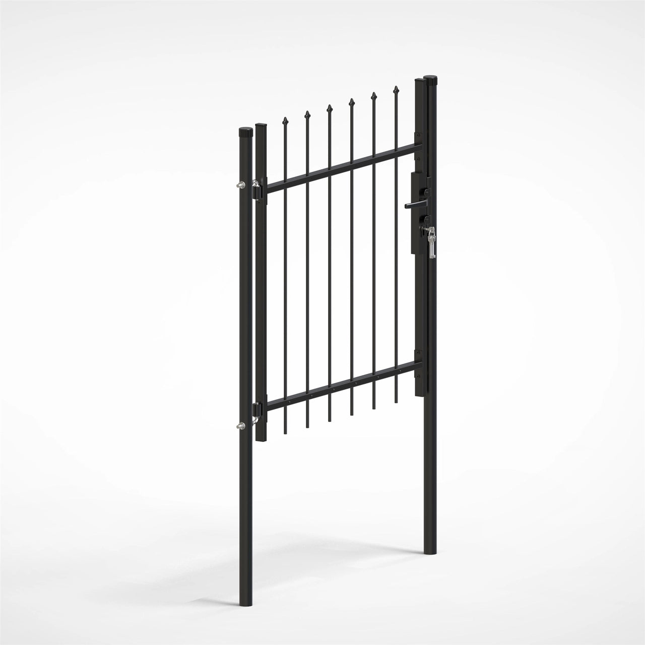 Aleko DIY Steel Pedestrian Gate Kit - ATHENS Style 3x5 Feet - Durable & Easy Installation for Backyard, Garden, and Driveway Security