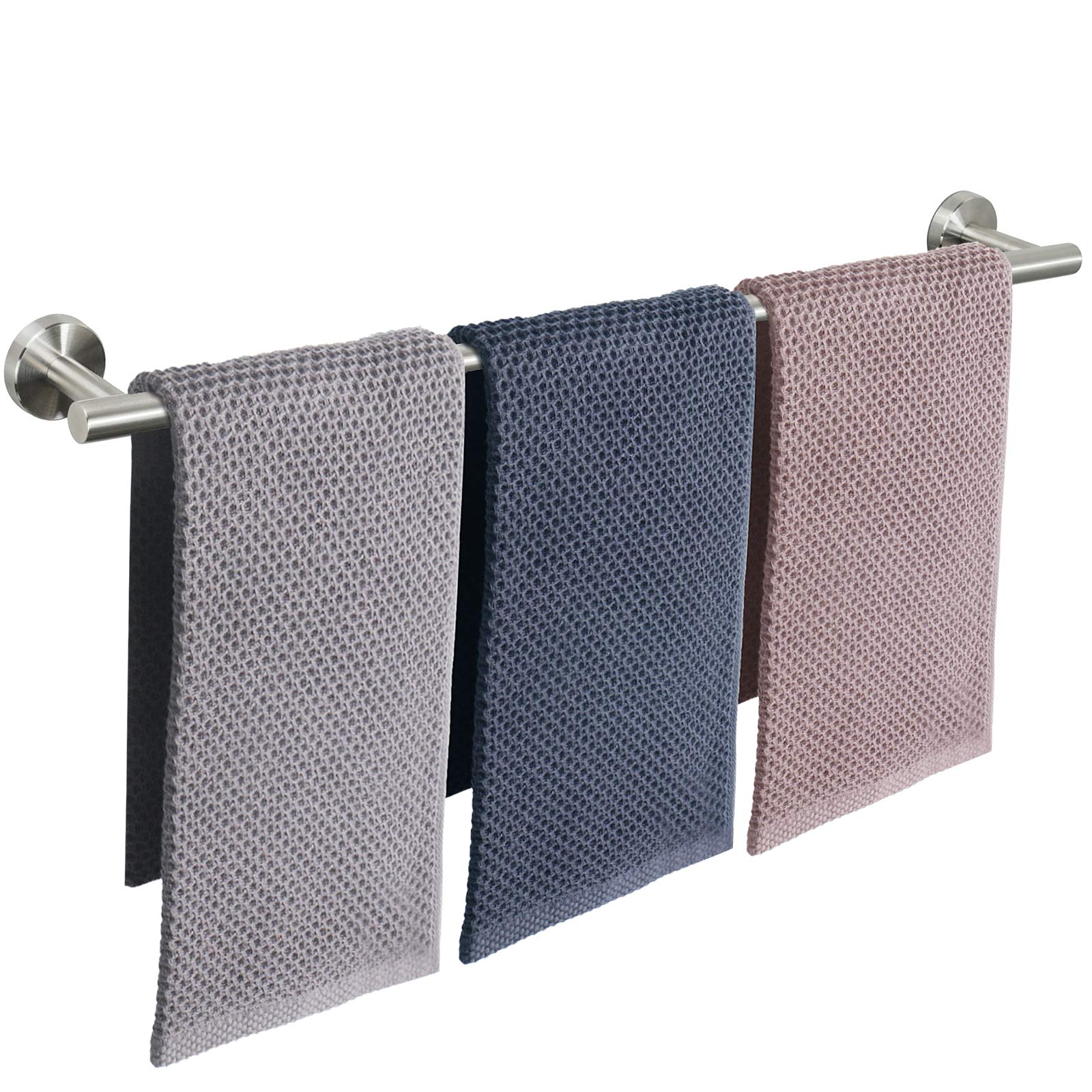 Premium Stainless Steel Bath Towel Bar - Heavy Duty 33 Inch Wall Mounted Shower Towel Rack for Bathroom, Brushed Nickel Finish (1 Pack) - Perfect for Spa, Hotel & Home Bathroom Organization