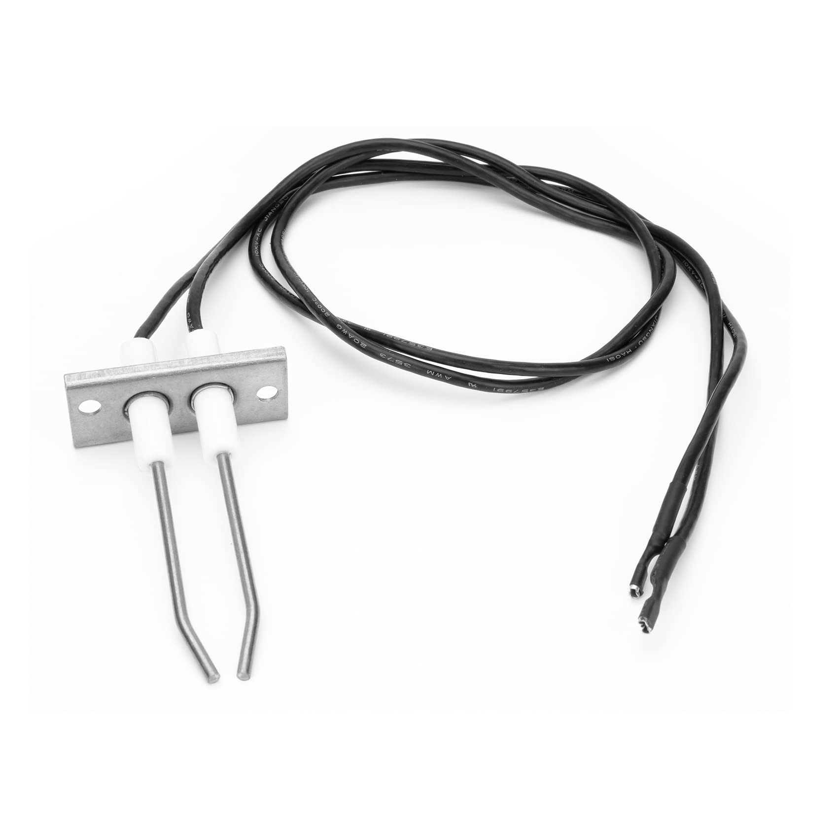 Onlyfire Double Ignition Kit - Electronic Grill Igniter with Dual Electrodes for BBQ, Heater & Catering Stoves | 450mm High-Spark Plug Wire | Perfect for Outdoor Cooking & Commercial Kitchen Equipment