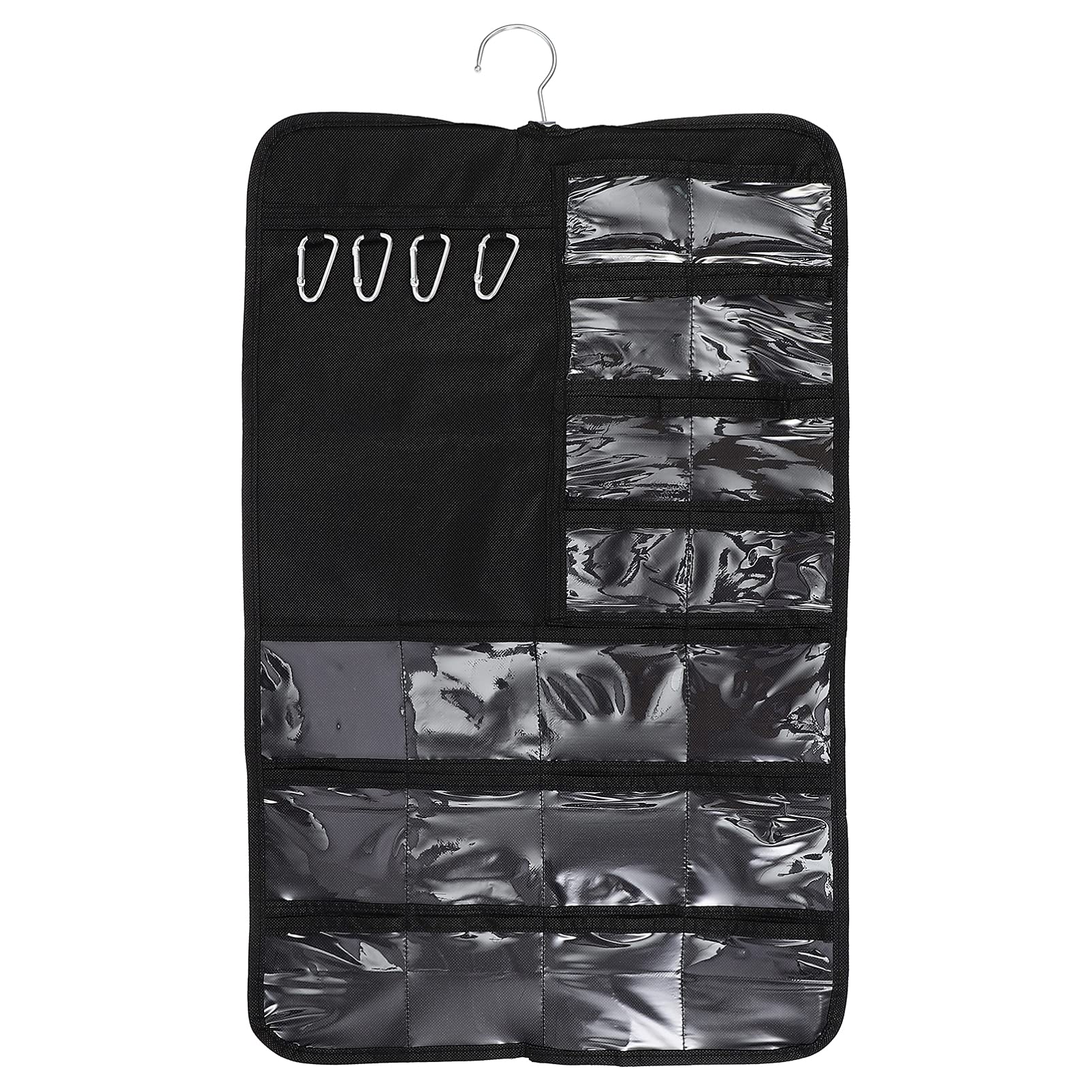 Hemobllo 1pc Creative Non-Woven Jewelry Storage Bag - Foldable Travel Organizer for Earrings, Rings & Necklaces - Perfect for Travel, Home & Gift Packaging