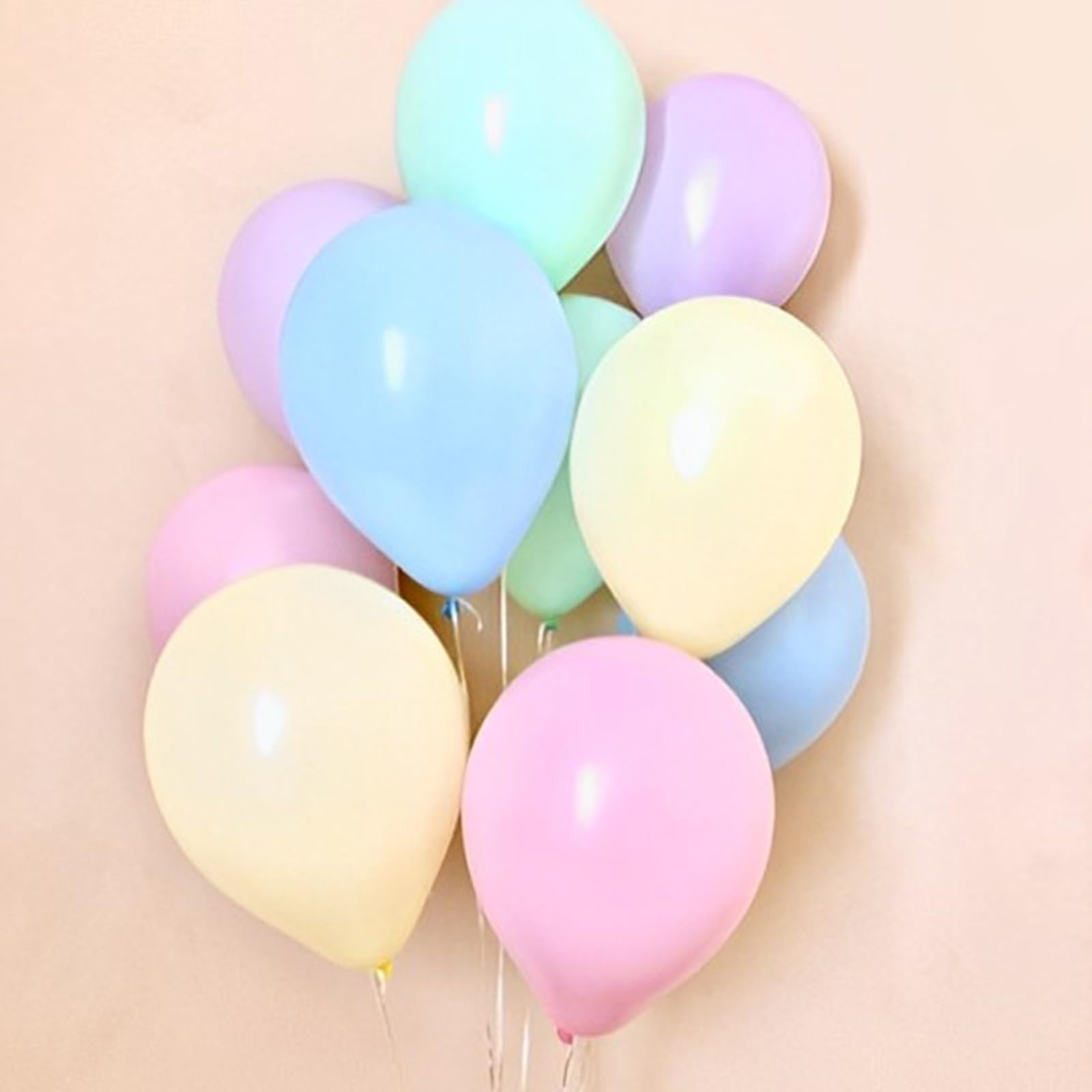 110pcs Pastel Balloons 12 Inch Macaron Latex Party Balloons for Graduation, Easter, Wedding, Birthday, Bridal Shower, Baby Shower & Anniversary Decorations - Perfect for Rainbow Themed Parties, Photo Backdrops & Indoor/Outdoor Celebrations