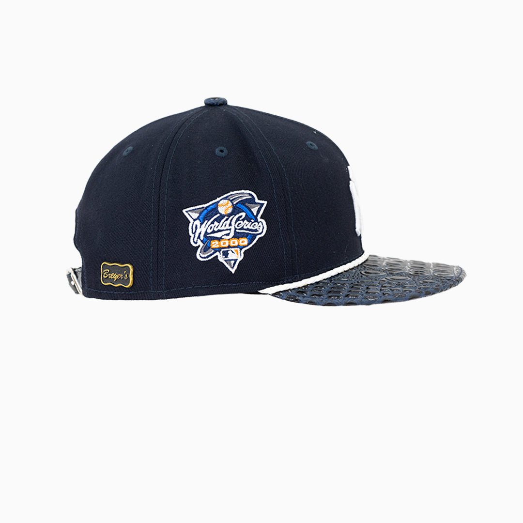 Breyer's Buck 50 New York Yankees Patent Leather Baseball Cap - Stylish MLB Fan Gear for Games & Streetwear