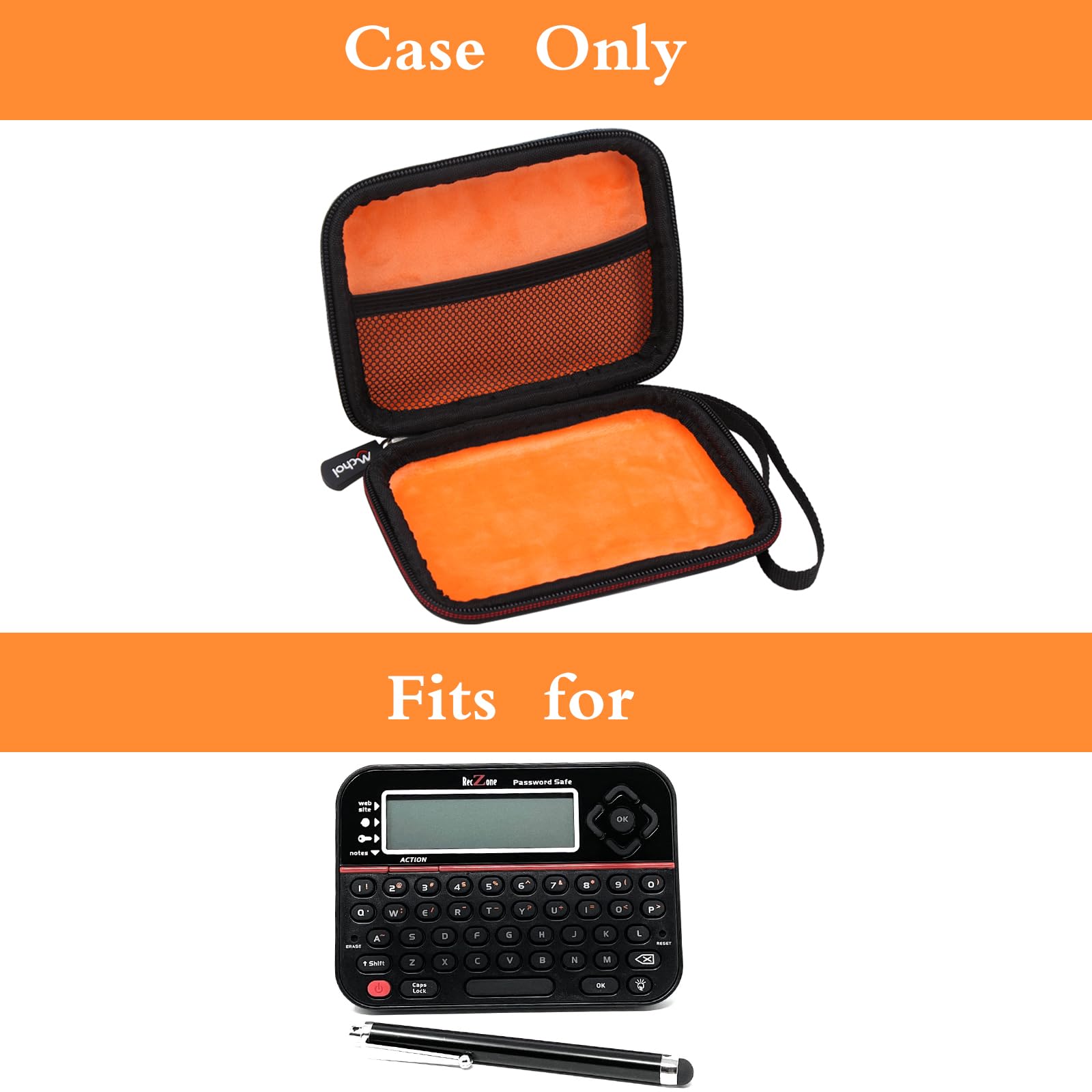 Mchoi Durable Hard Portable Case for John N. Hansen Reczone Password Safe - Travel Protection Storage Box | Perfect for Home, Office & Travel Security Organization
