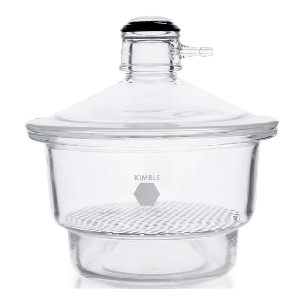 Kimble 31252-150 Soda-Lime Glass Vacuum Desiccator Lid with Collar - 150mm OD - Perfect for Laboratory Experiments & Chemical Storage