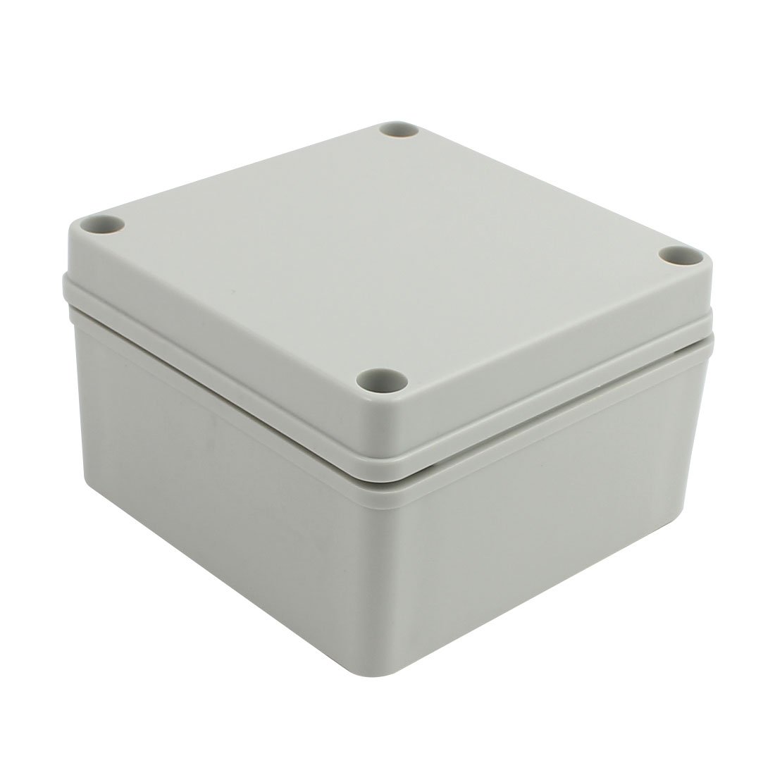 125mm x 125mm x 75mm Waterproof Electrical Junction Box - Gray PVC Enclosure for Conduit & Wiring Fittings | Outdoor DIY Electrical Projects, Garden Lighting & Home Wiring Protection