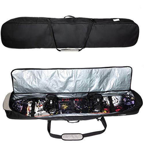 Athletico Peak Padded Snowboard Bag 157cm - Waterproof Protective Travel Case for Snowboards with Shoulder Strap - Perfect for Air Travel, Mountain Resorts & Winter Sports Storage