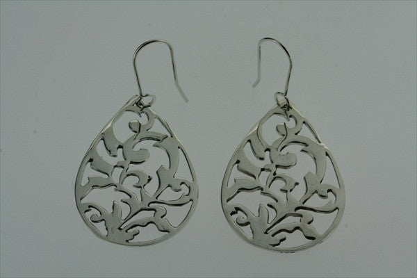 Exquisite Cutout Teardrop Earrings for Women - Elegant Dangle Drop Ear Jewelry - Perfect for Parties, Weddings & Date Nights