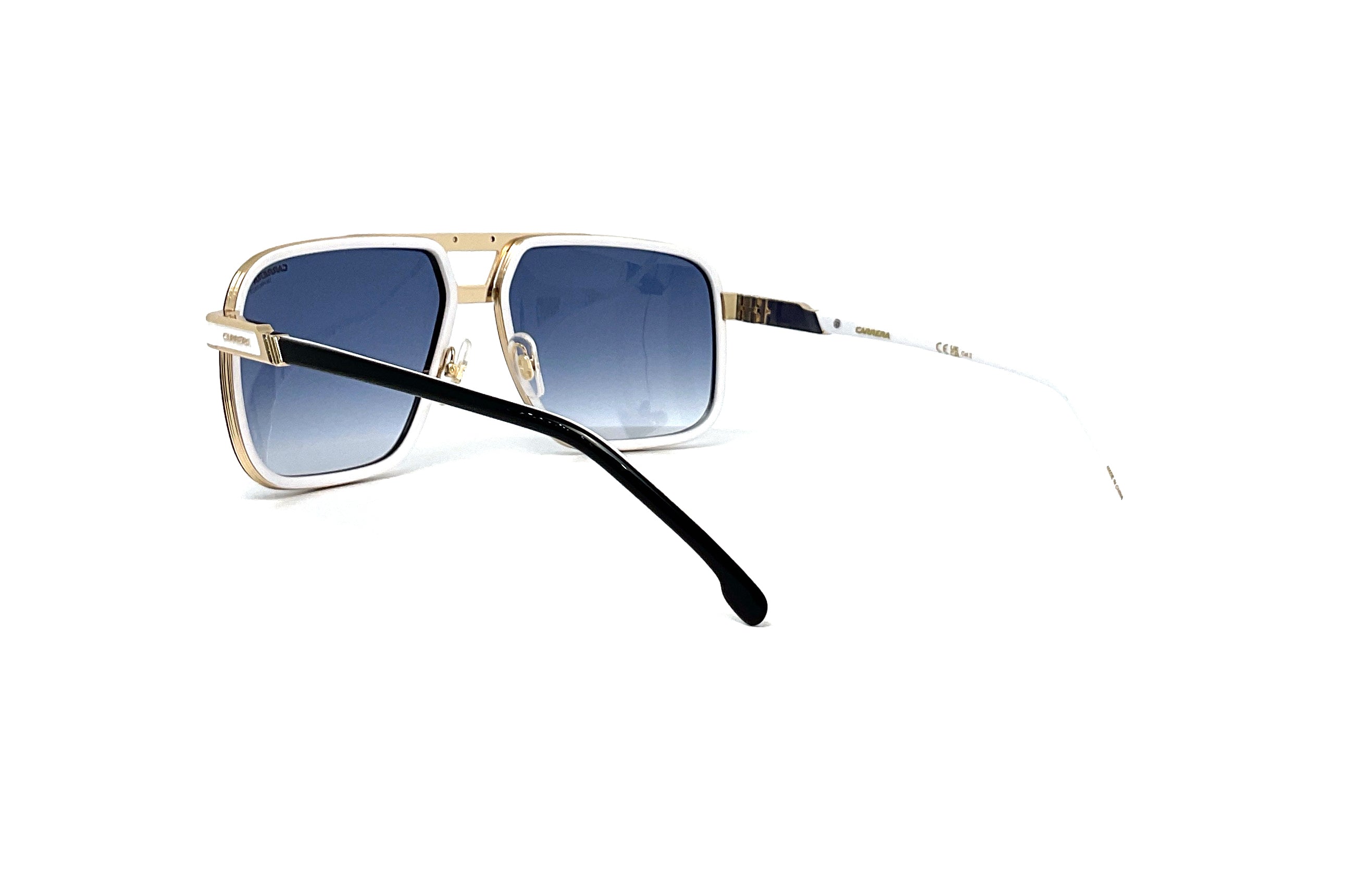 Carrera 1071/S Black & White Sunglasses - Polarized UV Protection for Men & Women - Perfect for Driving, Running, and Outdoor Activities