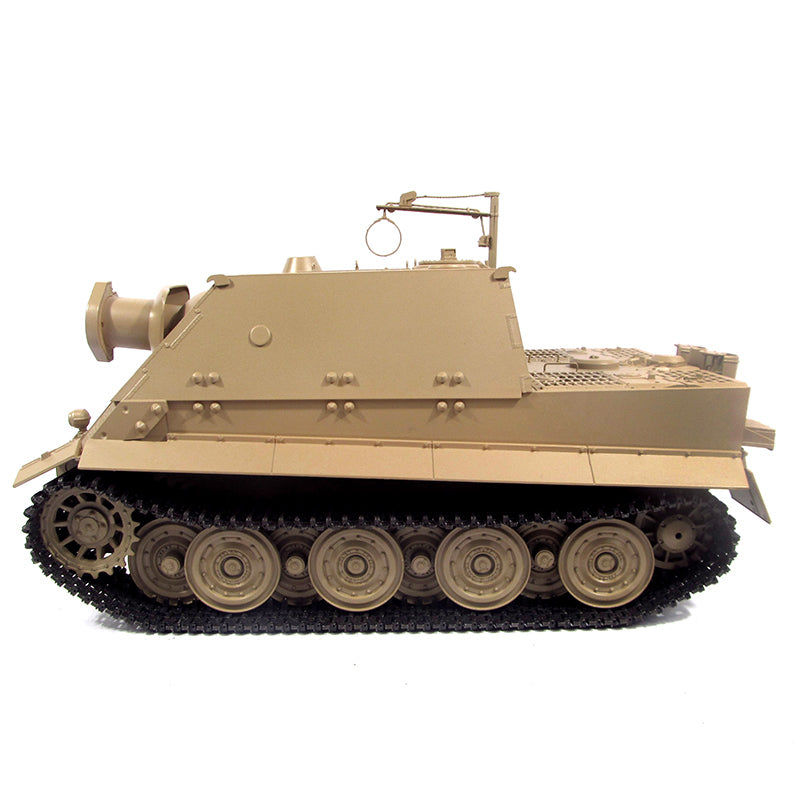 2.4GHz Mato 1/16 Scale German SturmTiger RC Tank with Infrared Battle System & Barrel Recoil - Ready to Run (RTR) Remote Control Military Model - Battle Simulation & Collectible Display