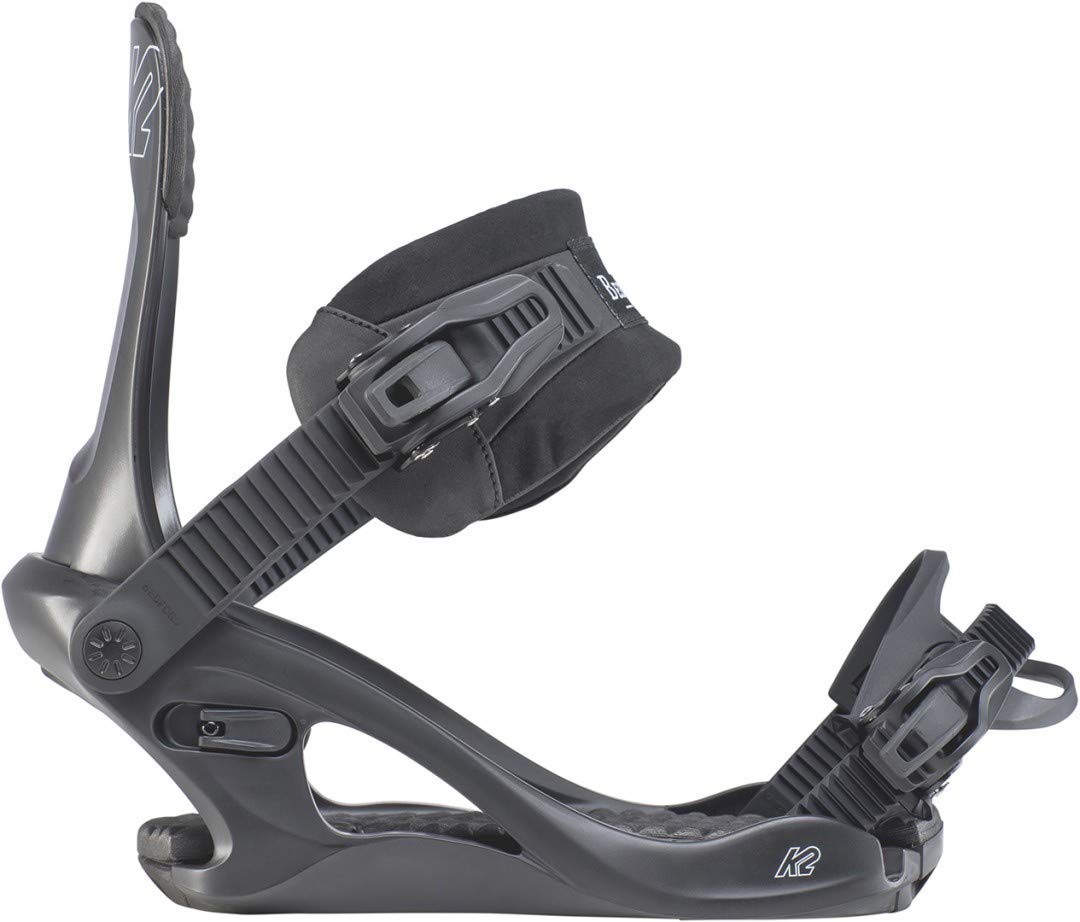 K2 Women's Bedford Snowboard Boot Bindings - Black, Medium Size - Perfect for All-Mountain Riding & Freestyle Snowboarding