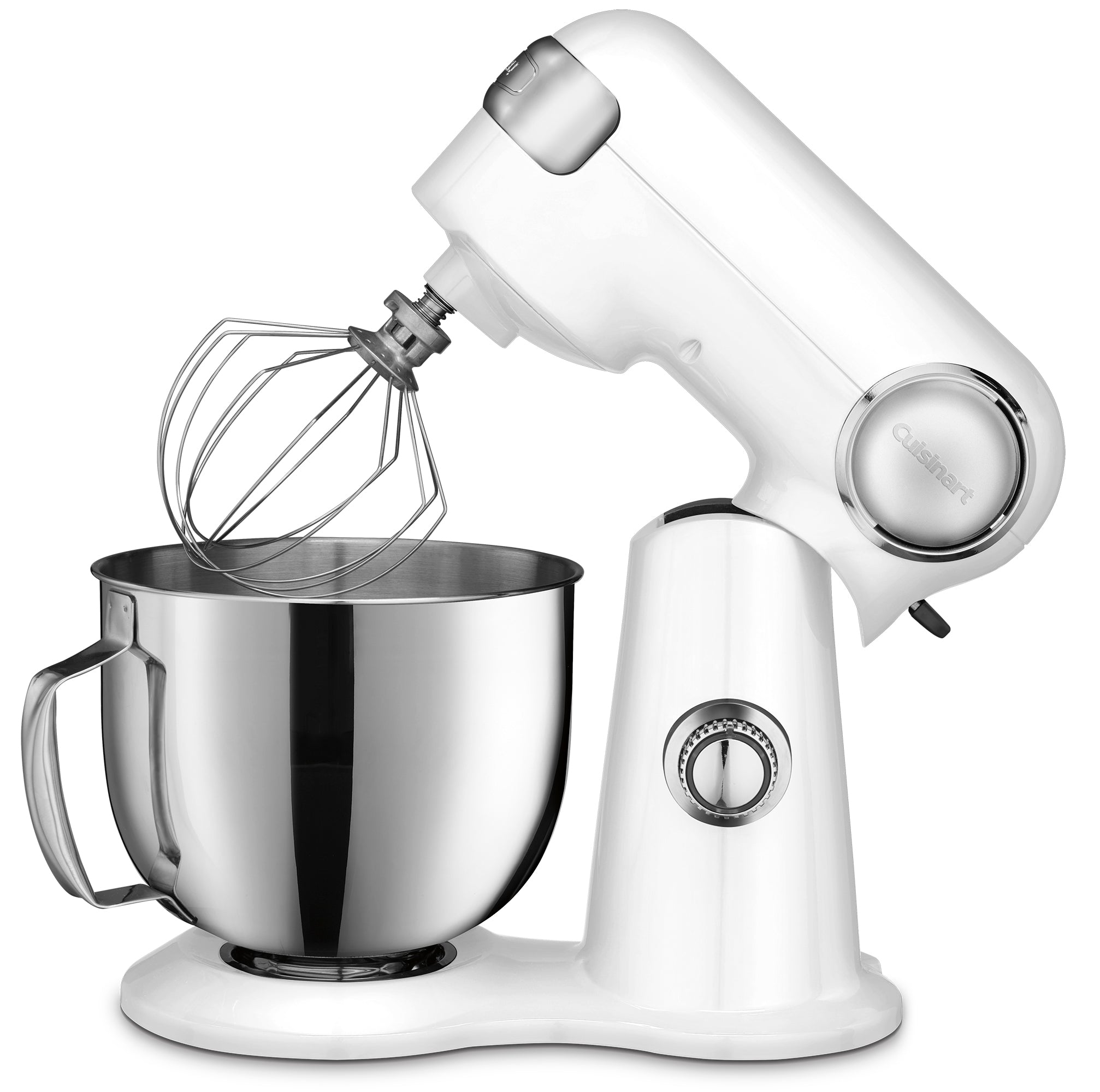 Cuisinart SM-50HK Precision Master Stand Mixer - 5.5 Qt. Professional Kitchen Mixer with 12 Speeds, Dough Hook, Whisk & Flat Beater - Perfect for Baking Bread, Cakes, Cookies & More (Silver)