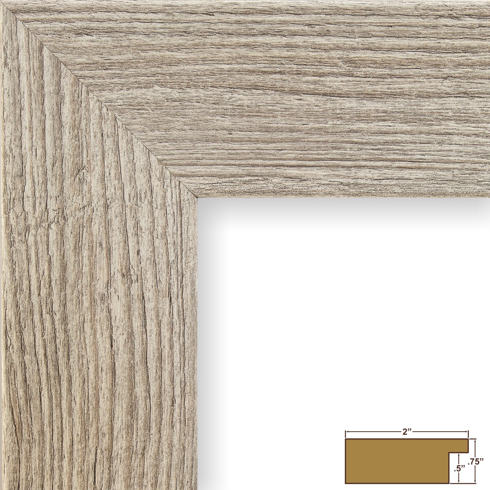 Craig Frames 74690 10x13 Inch Picture Frame Set of 4 - Restoration White - Perfect for Wall Decor, Family Photos & Art Displays in Living Room, Bedroom or Office
