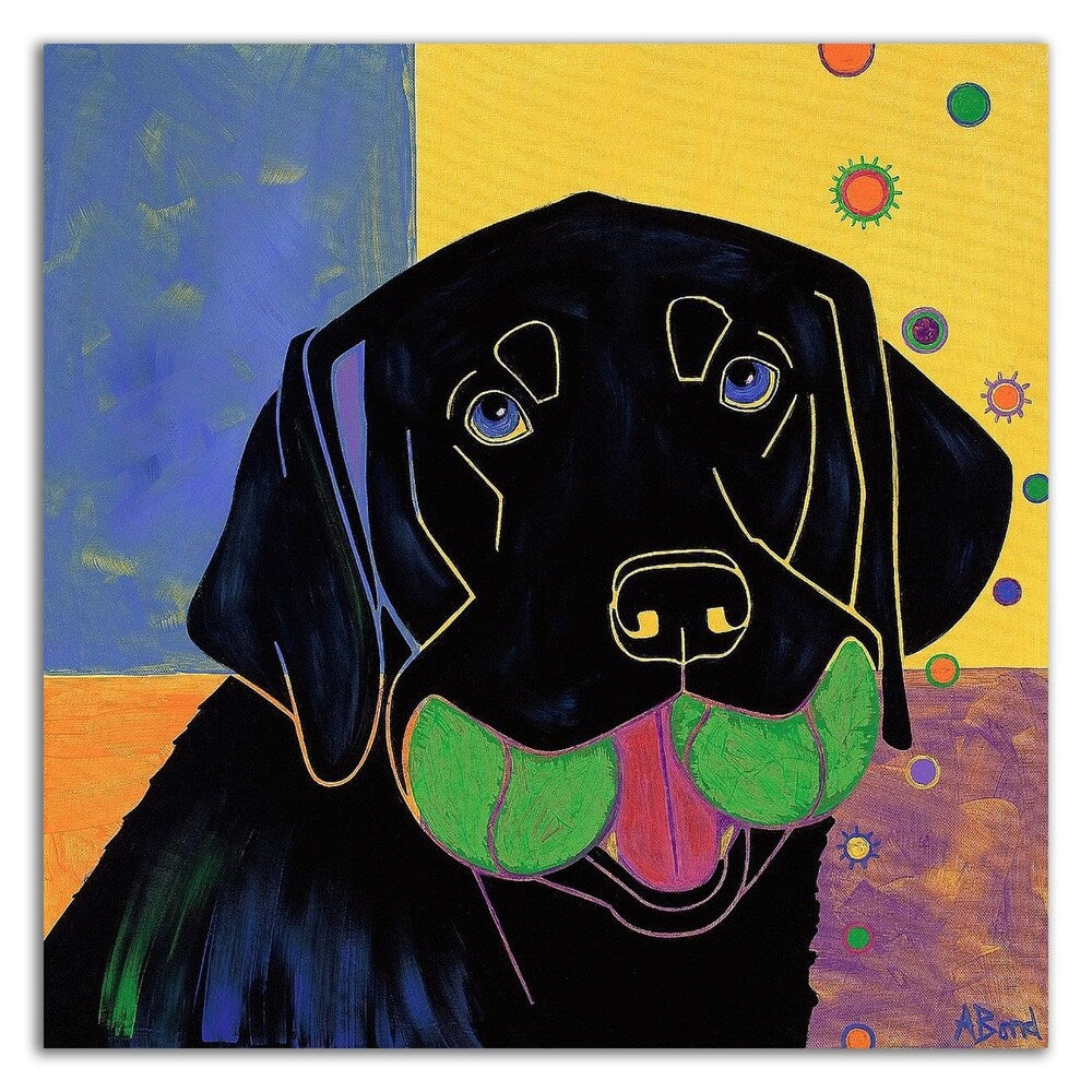 Baller by Angela Bond - Premium Canvas Wall Art Print, Ready to Hang - Perfect for Living Room, Bedroom & Office Decor