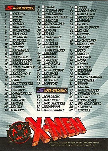 1994 Fleer Ultra X-Men 150-Card Complete Base Set NM/M Condition - Marvel Trading Cards for Collectors & Superhero Fans | Perfect for Display, Investment & Nostalgic Gift Giving