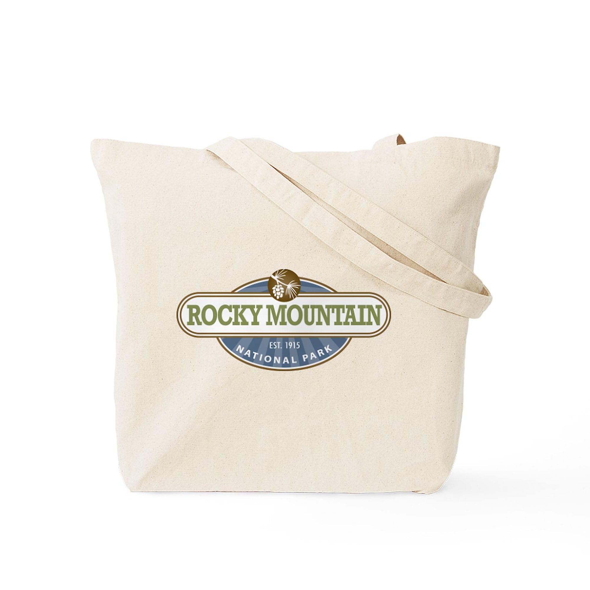 Rocky Mountain National Park Canvas Tote Bag - Eco-Friendly Reusable Shopping Bag for Groceries, Beach, Travel & Daily Use