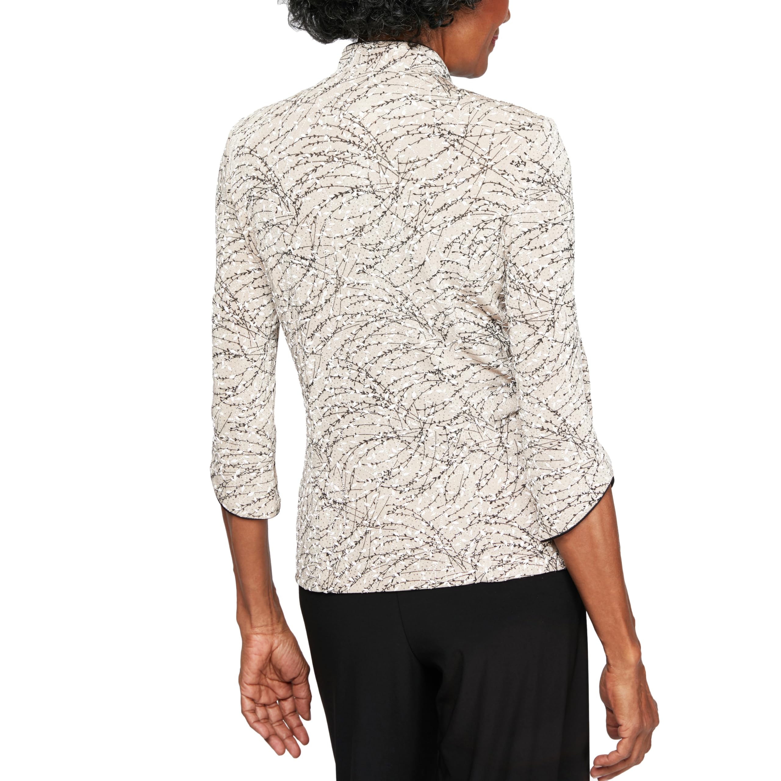 Alex Evenings Women's Elegant Top and Jacket Set - Formal Evening Wear for Weddings, Parties & Special Occasions