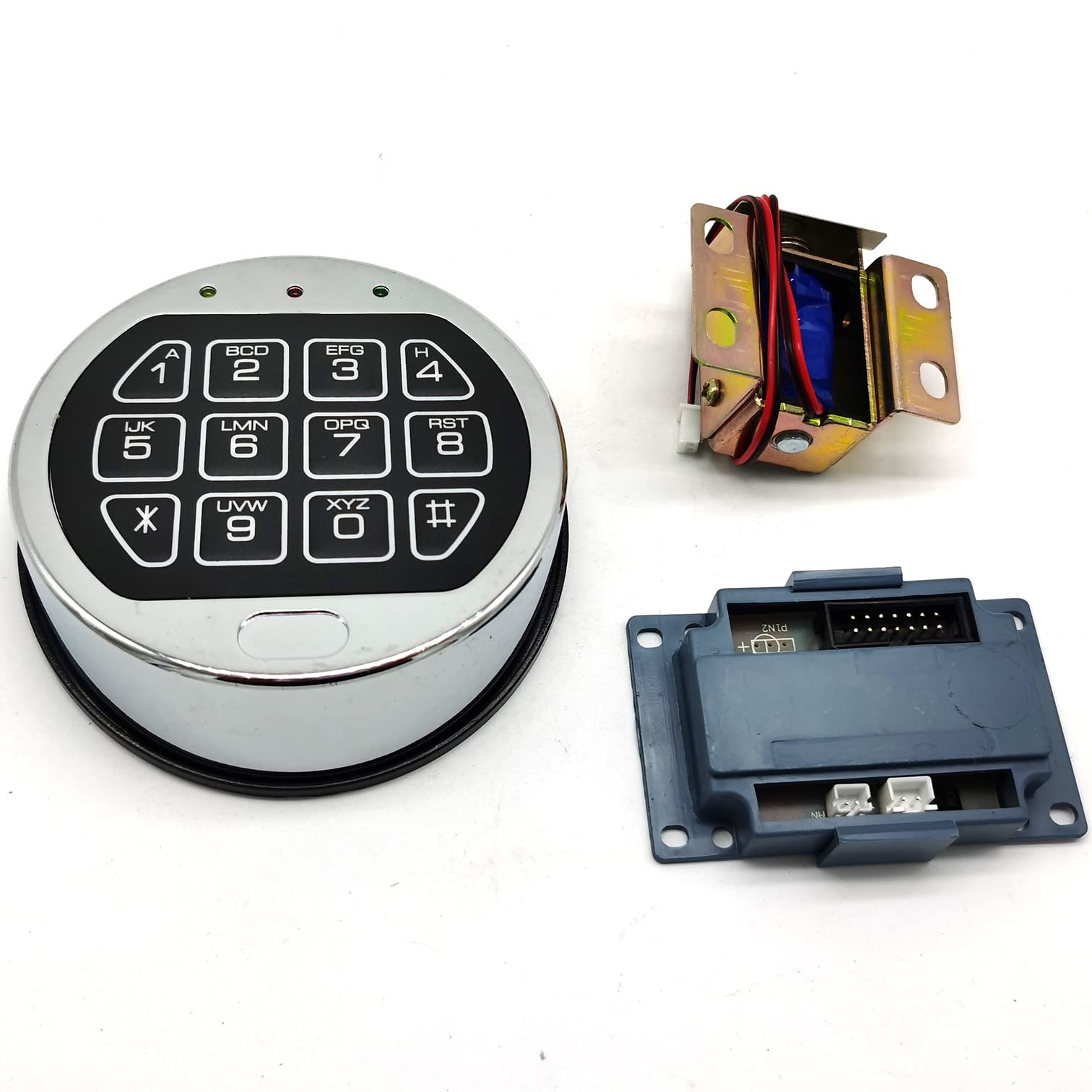 YOSEC Digital Gun Safe Lock Keypad Replacement - Electronic Keypad Lock for Safe Box & Vault Door - Secure Firearm Storage for Home & Office Security