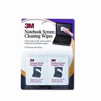 Premium LCD Notebook Screen Cleaning Wipes - 24 Pack (Case of 36) | Safe for Laptops, Monitors & Electronics | Office, Home & Travel Use