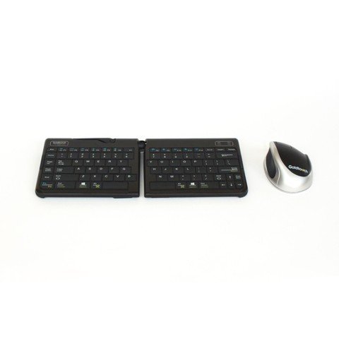 Goldtouch GTMB-0044W Go 2 Mobile Bluetooth Keyboard and Comfort Mouse Bundle - Wireless Ergonomic Combo for Office, Travel & Home Use with Laptop, Tablet & PC