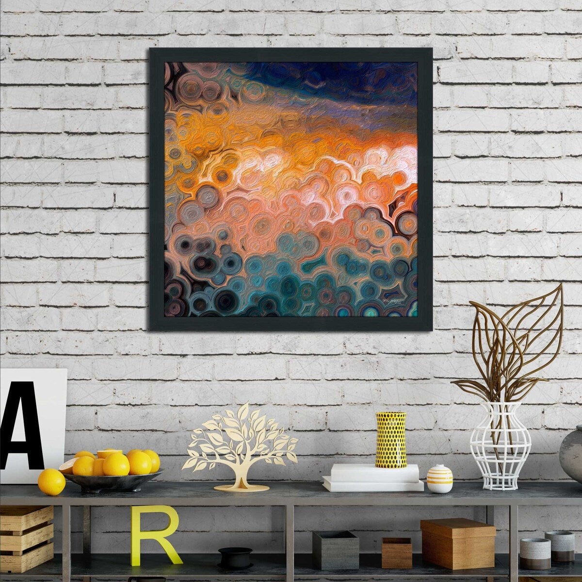2 Corinthians 4:17 Come To The Glory Square Acrylic Wall Art - Inspirational Bible Verse Decor for Home, Office & Church
