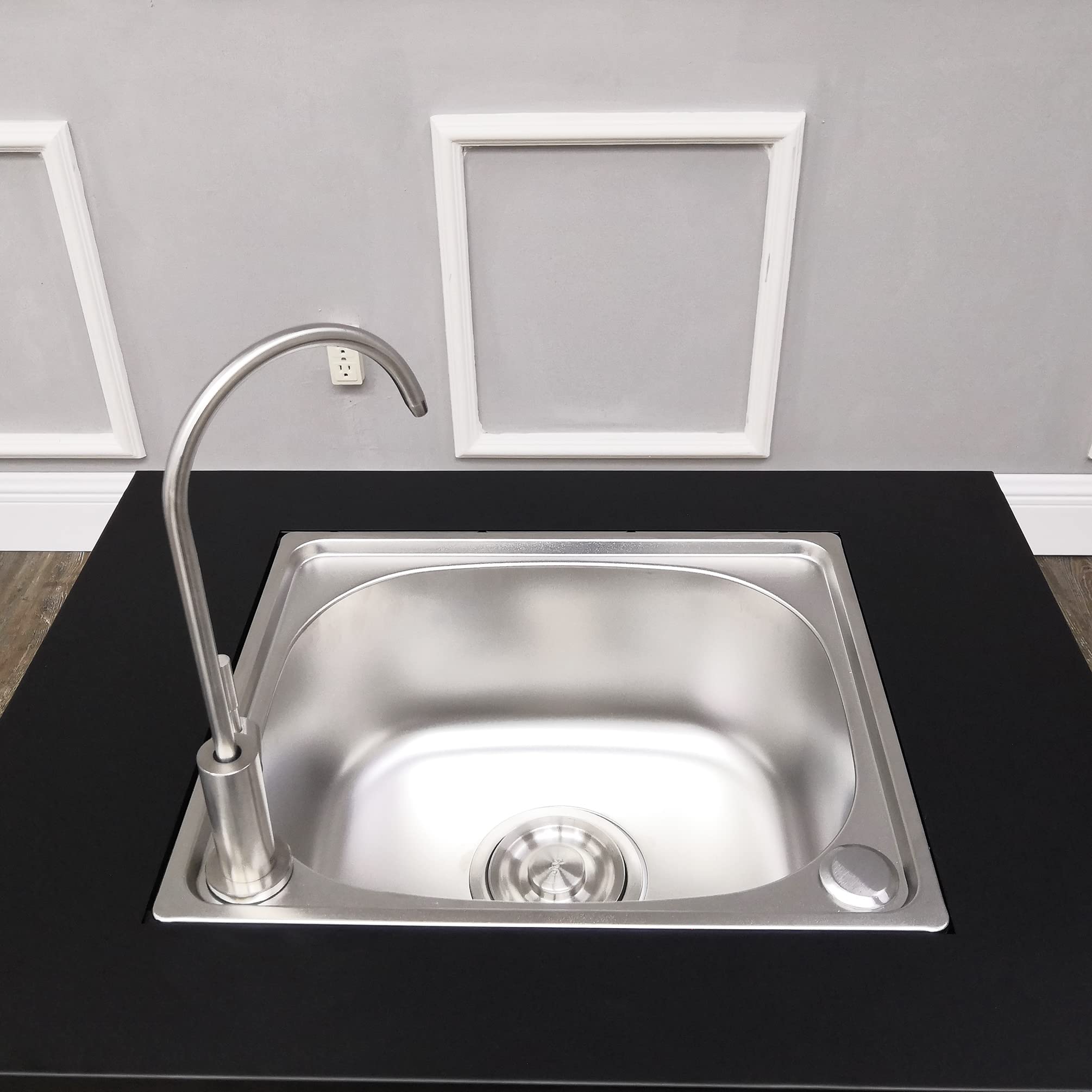 FixtureDisplays Portable Hand Washing Station with Self-Contained Water System - Mobile Sink with 110V Pump for Indoor/Outdoor Use - Ideal for Camping, RV Trips, Construction Sites & Emergency Preparedness