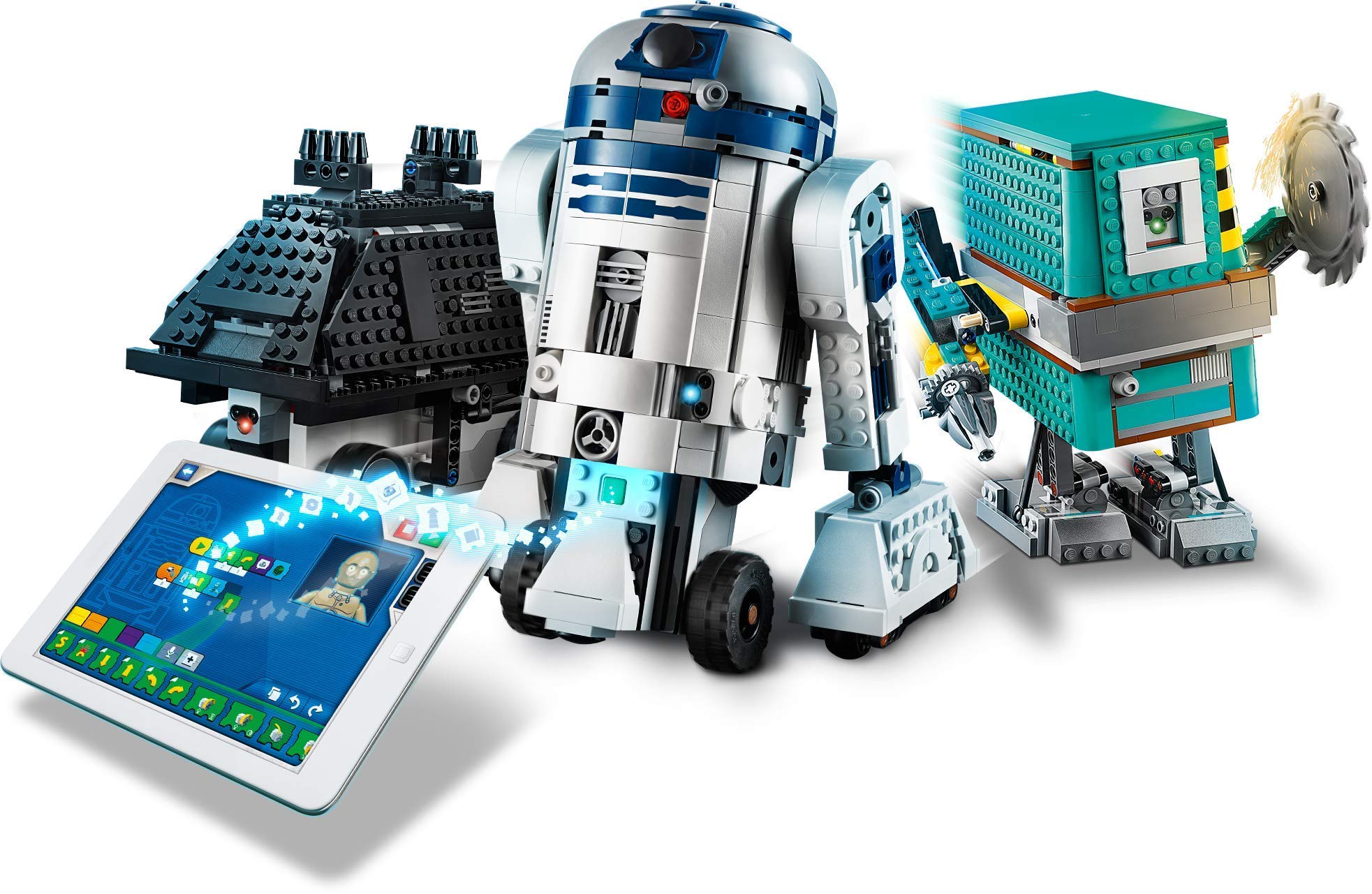 LEGO 75253 Star Wars Boost Droid Commander - Interactive Programmable Droid Toys with App Control, Build 3 Star Wars Robots (R2-D2, Gonk Droid, Mouse Droid) | Perfect for Kids' STEM Learning & Star Wars Fans Collection