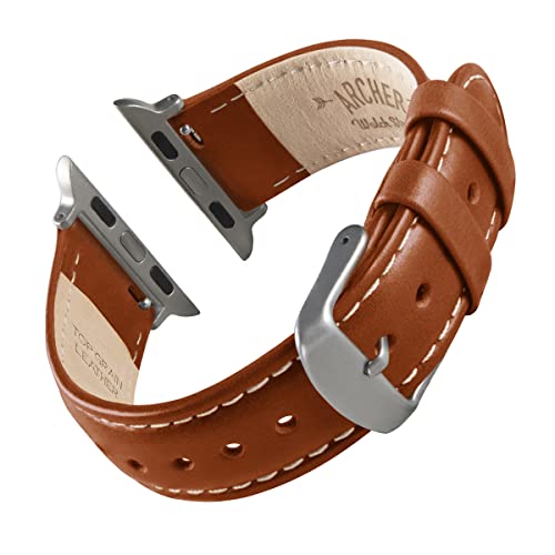 Cognac/Natural Thread, Matte Silver Hardware