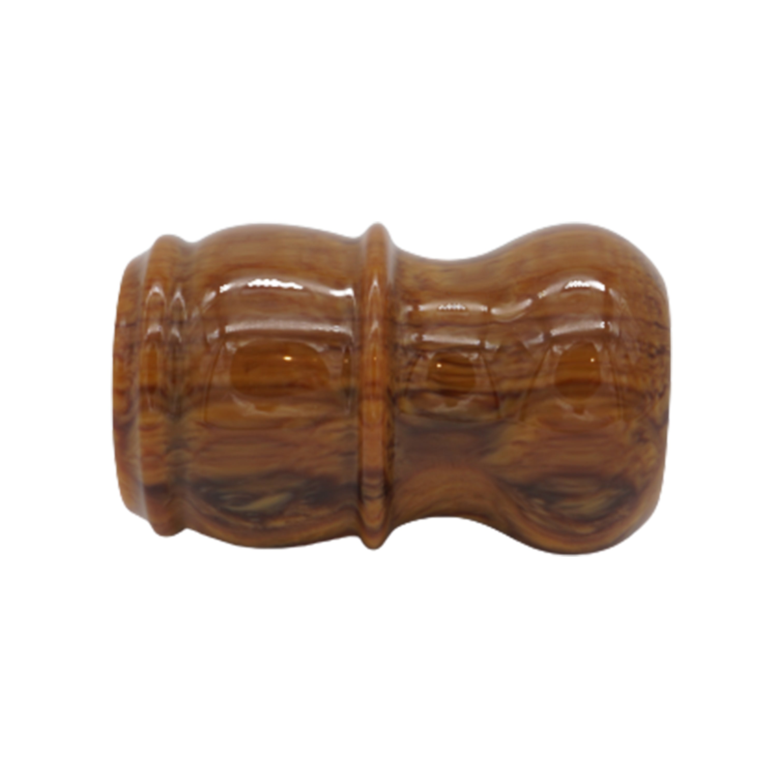 Premium Briar Wood Handcrafted Shaving Brush Handle - Fits 24mm & 26mm Knots - Perfect for Wet Shaving & Grooming Gifts