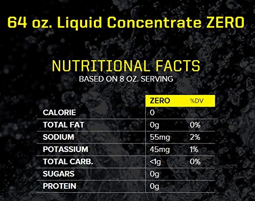 Sqwincher Zero Sugar Liquid Concentrate - Fruit Punch Flavor, 64 fl oz (Pack of 6) | Electrolyte Drink Mix for Hydration, Sports & Workout Recovery