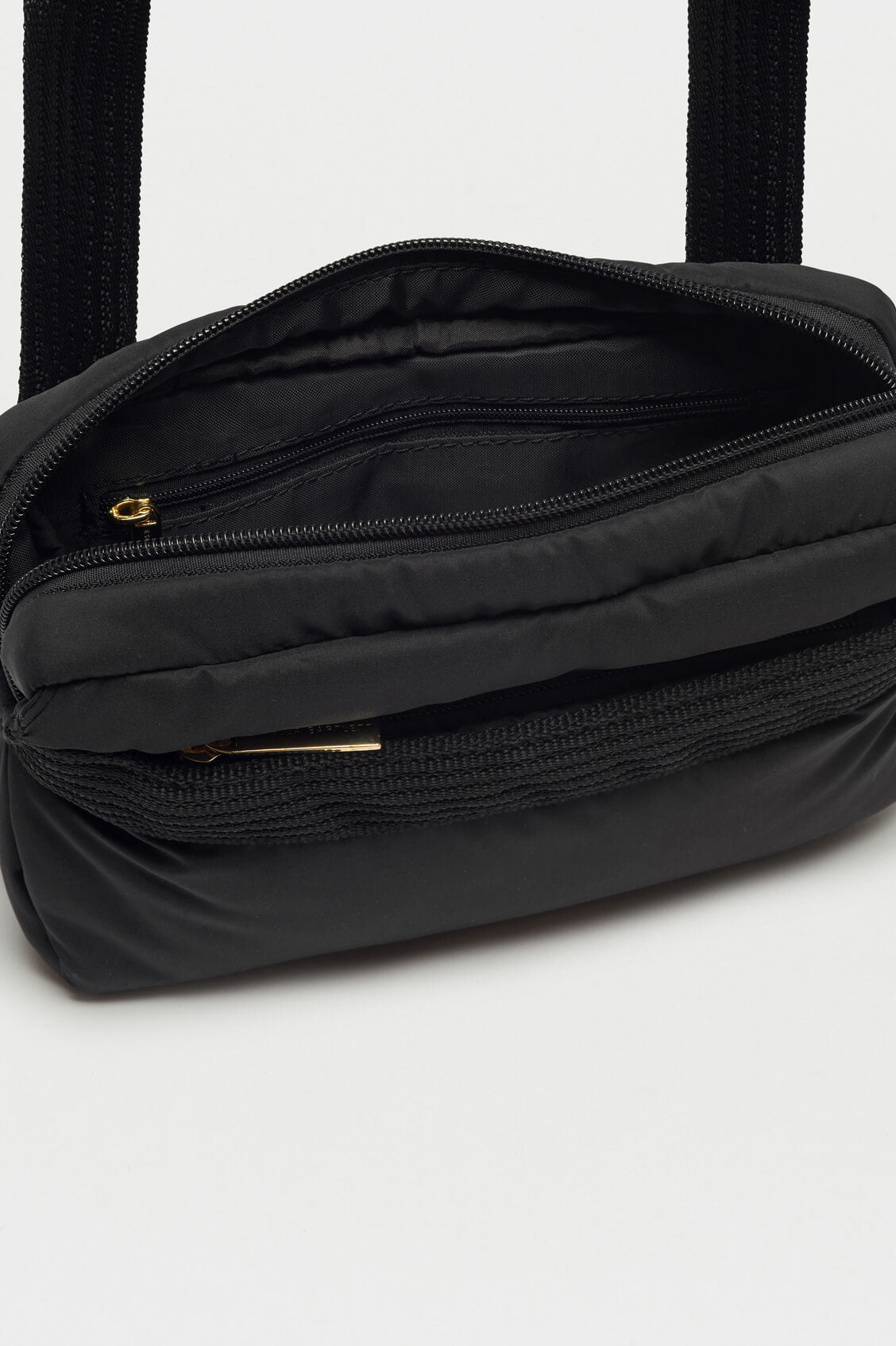 Black Recycled Nylon The Harper Sling Bag EBP4559 - Stylish Crossbody Purse for Women, Men | Perfect for Travel, Work & Everyday Use
