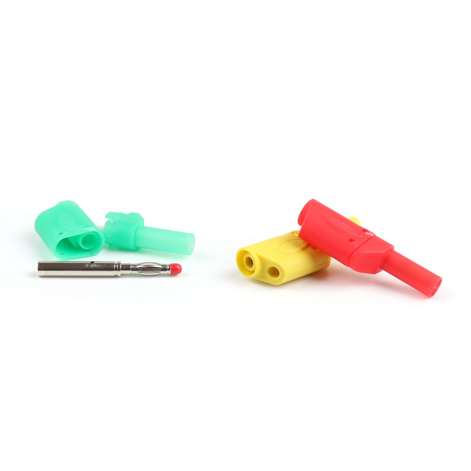 10 Pcs 4mm Insulated Banana Plugs for Test Probes, Binding Posts & Multimeters - Perfect for Electrical Testing, DIY Projects & Lab Equipment Connections