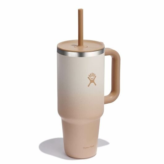 40 oz Stainless Steel Vacuum Insulated Travel Tumbler - Keeps Drinks Hot/Cold for 24 Hours - Perfect for Camping, Hiking & Office Use