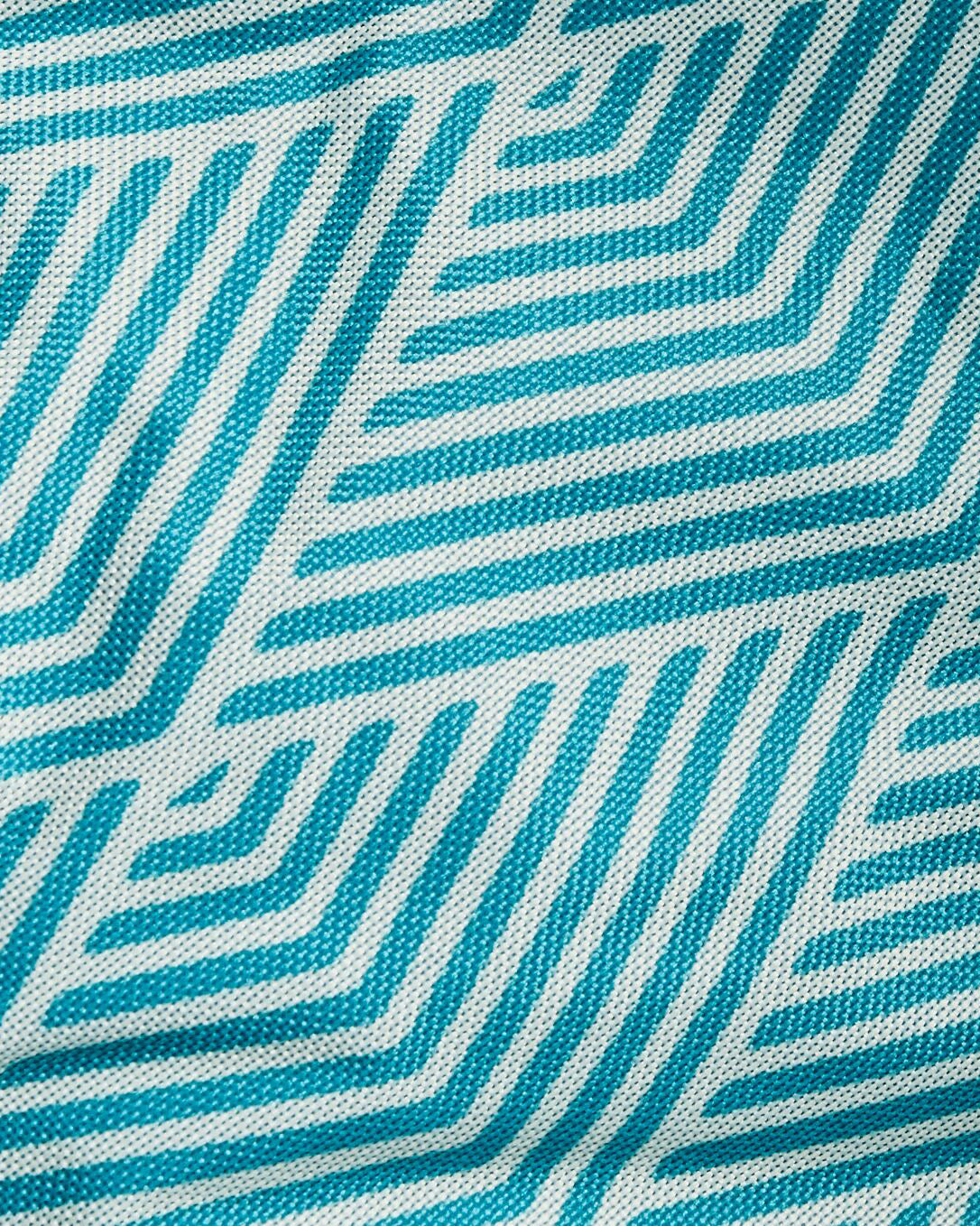 Retreat Trolley - Deep Sea Blue & Cove Geometric Print Luggage - Perfect for Travel, Camping & Beach Getaways