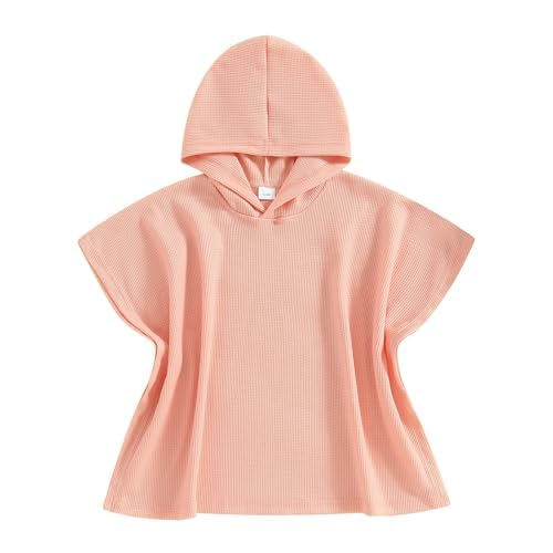 Kids Swim Cover Up - Boys & Girls Waffle Towel Poncho - Quick Dry Swimsuit Coverups for Beach, Pool, Bathing - Perfect for Swimming Lessons, Vacation & Water Parks