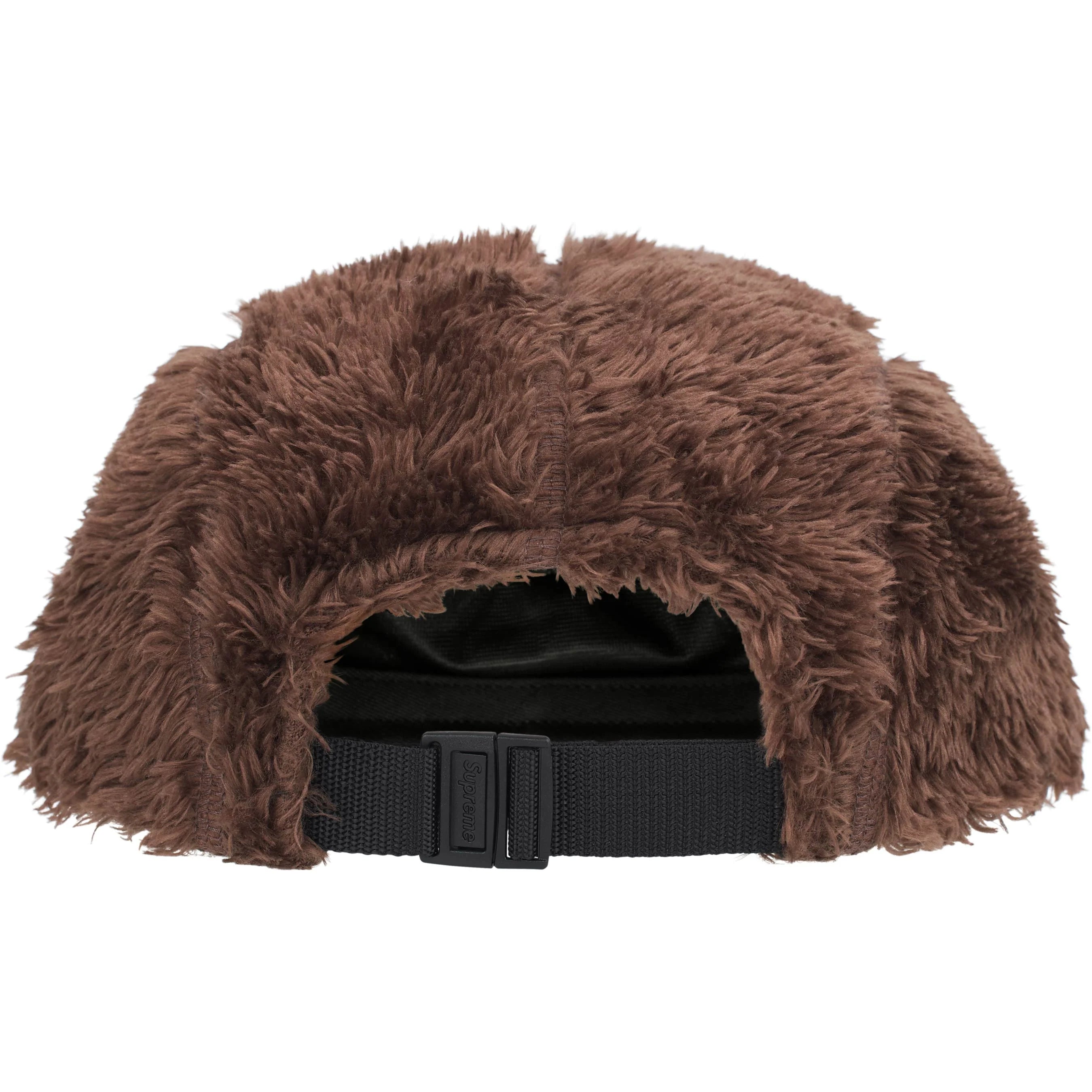 Supreme Fuzzy Camp Cap - Soft Winter Beanie for Men & Women - Brown Warm Knit Hat for Outdoor Activities, Skiing, and Casual Wear