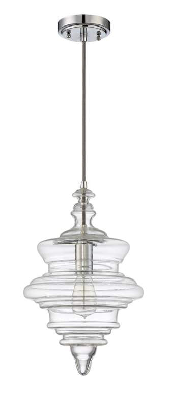 Elegant Elemis Tapered Blown Glass Mini Pendant Light - Handcrafted Vintage Style Ceiling Fixture for Dining Room, Kitchen Island & Bedroom Lighting
