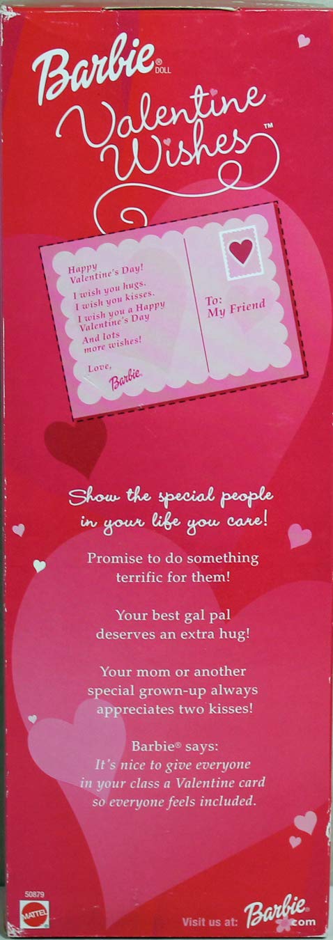 Barbie Valentine Wishes Doll 2001 - Collectible Valentine's Day Gift for Kids & Collectors | Perfect for Holiday Gifting, Birthday Presents & Doll Displays