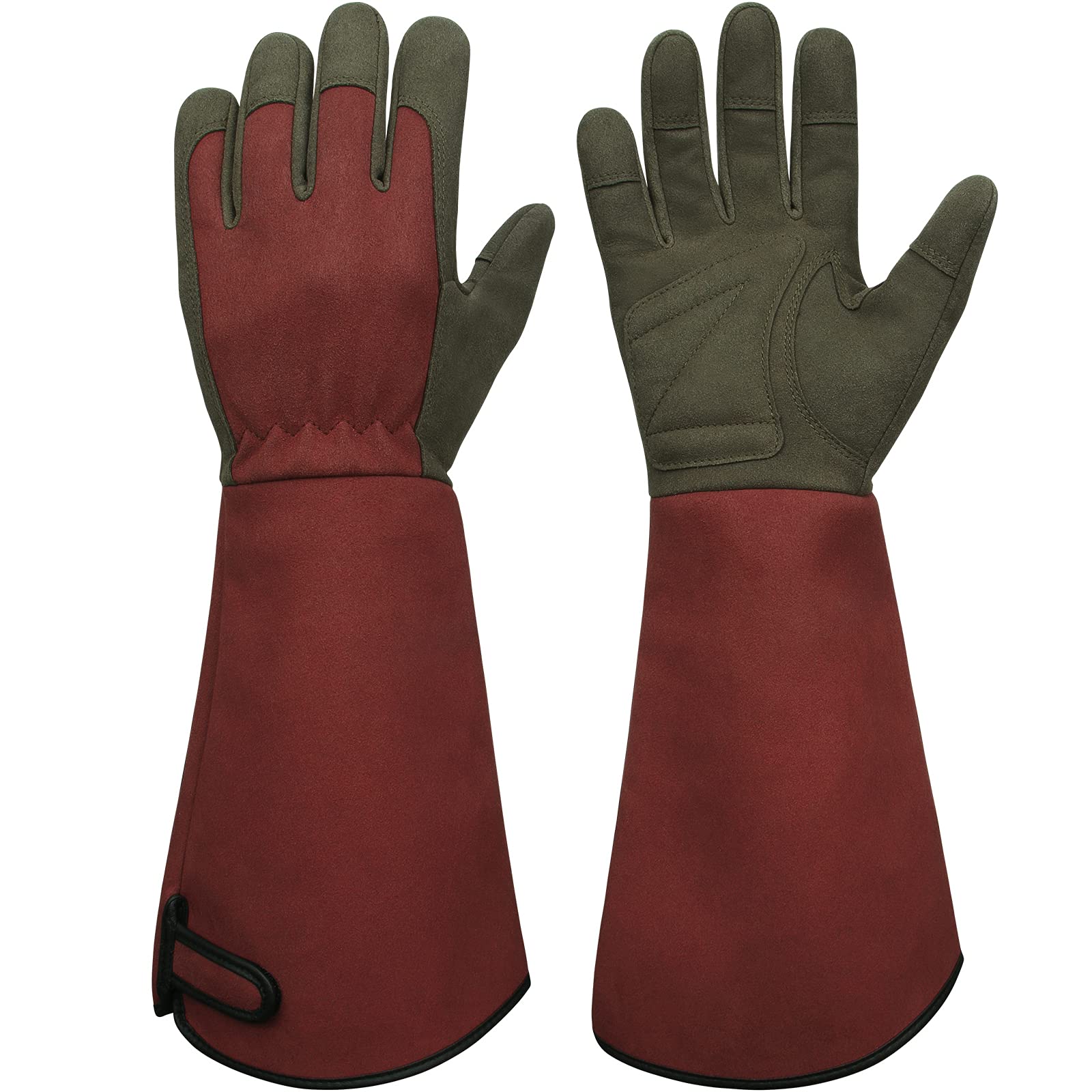 BARST Long Gardening Gloves - Thorn Proof Rose Pruning Gloves for Bushes & Cacti - Durable Gardener Gift for Women & Men - Perfect for Landscaping, Planting & Yard Work