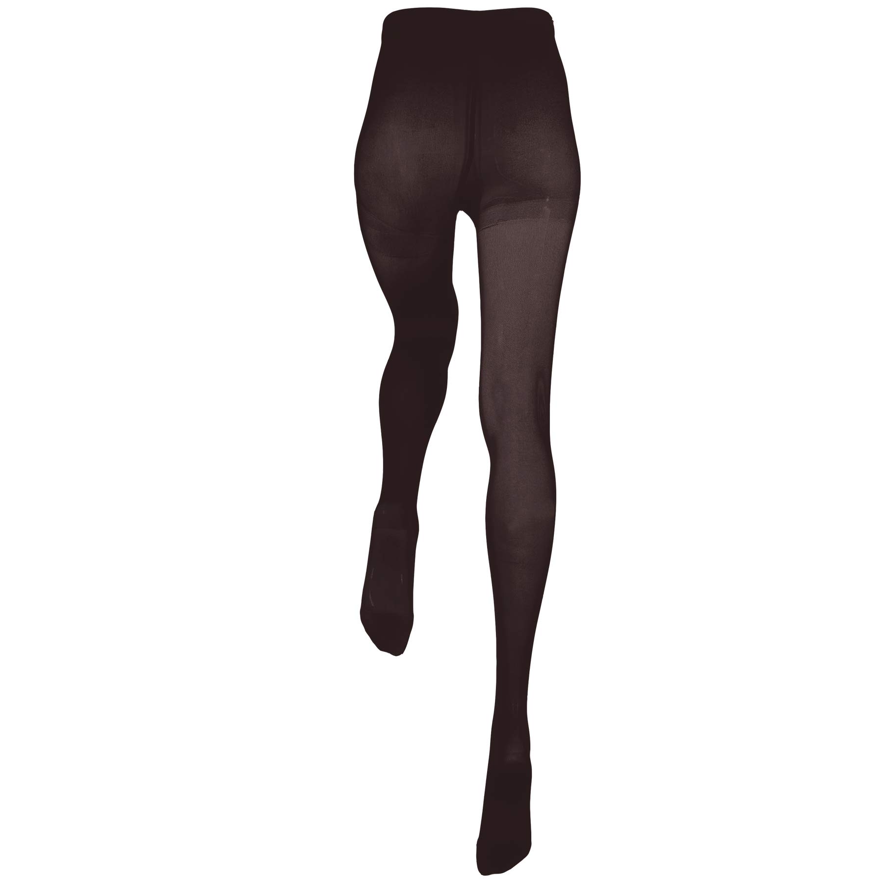 Truform Women's Compression Pantyhose 15-20 mmHg - Opaque Support Tights for Circulation & Shaping - Medium Black - Perfect for Varicose Vein Relief, Travel & Everyday Comfort