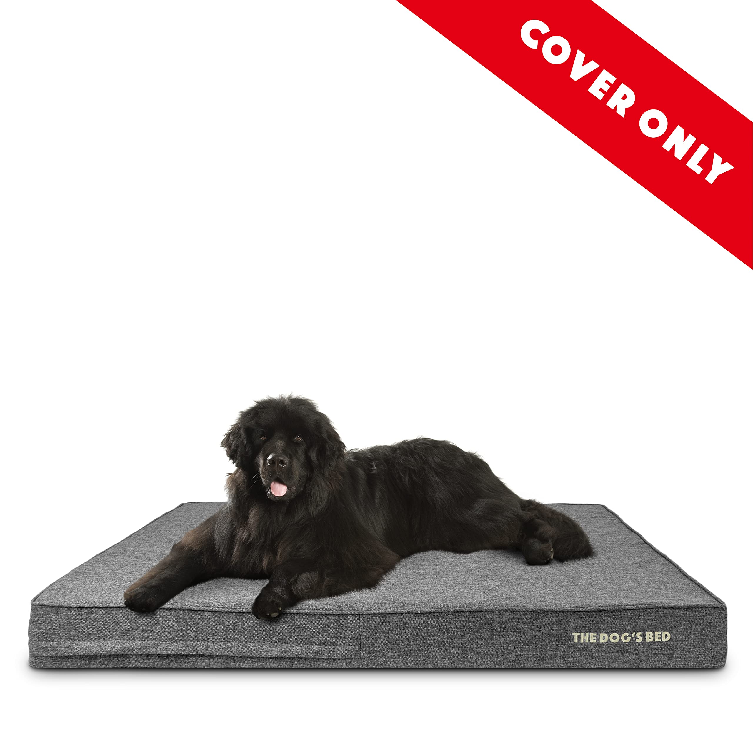 Washable Poly-Linen Dog Bed Cover Replacement - XXXL 64