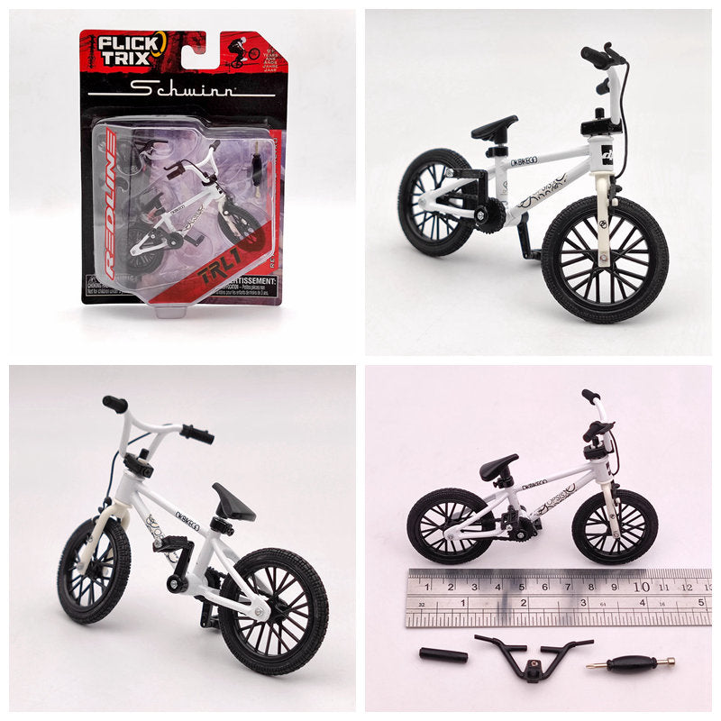 Premium Diecast Finger Bike FLICK TRIX - Miniature BMX Toy Bicycle Model for Kids & Collectors - Perfect Gift for Birthday, Party Favors & Desk Decor