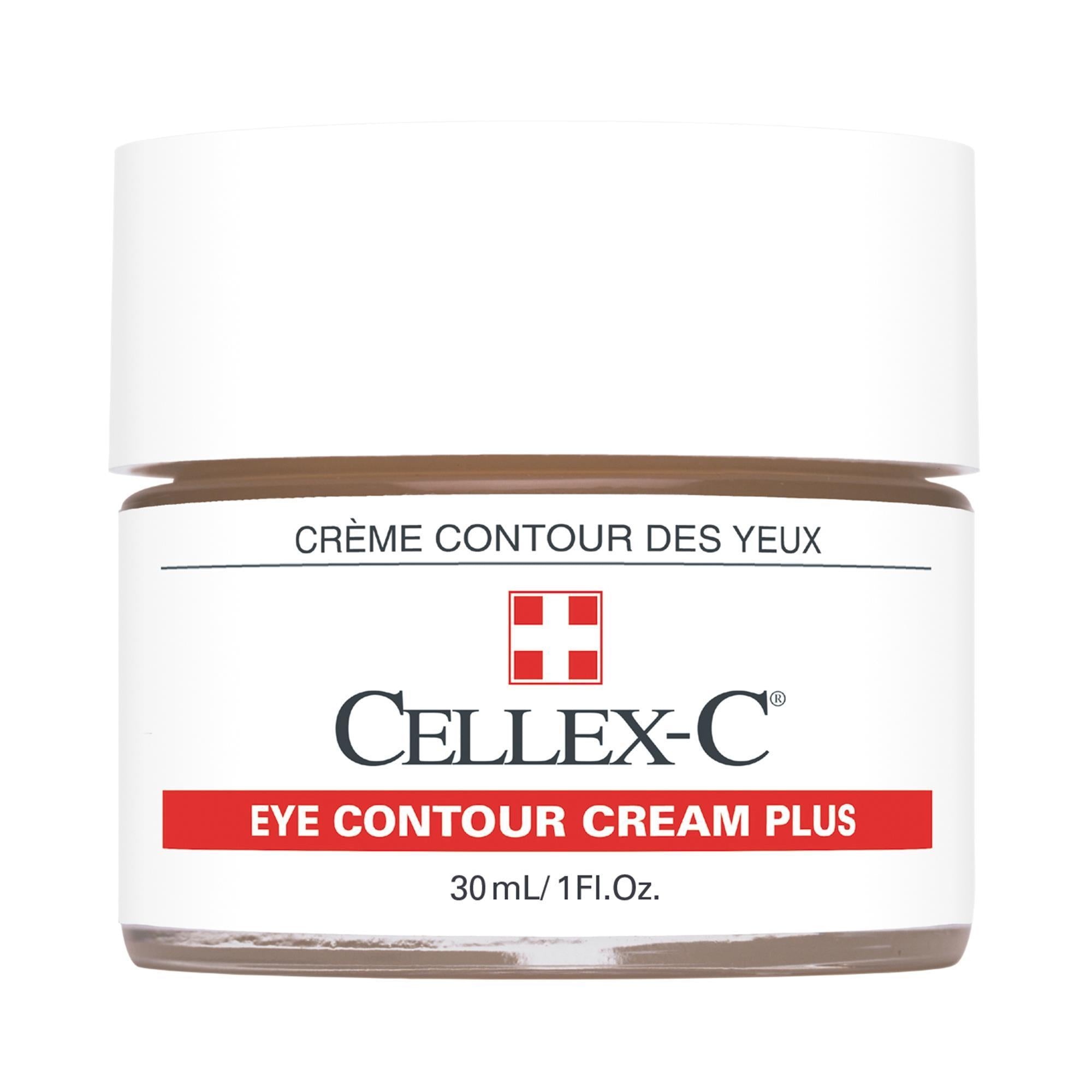 Cellex C Eye Contour Cream Plus - Anti-Aging Eye Cream for Dark Circles & Wrinkles, 1 fl oz - Hydrating Under Eye Treatment for Day & Night Use