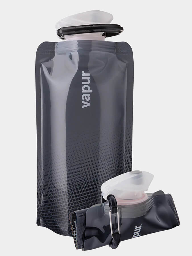 Vapur 0.5L Collapsible Water Bottle with Wide Mouth - BPA Free, Leak Proof & Lightweight - Perfect for Hiking, Travel & Outdoor Activities