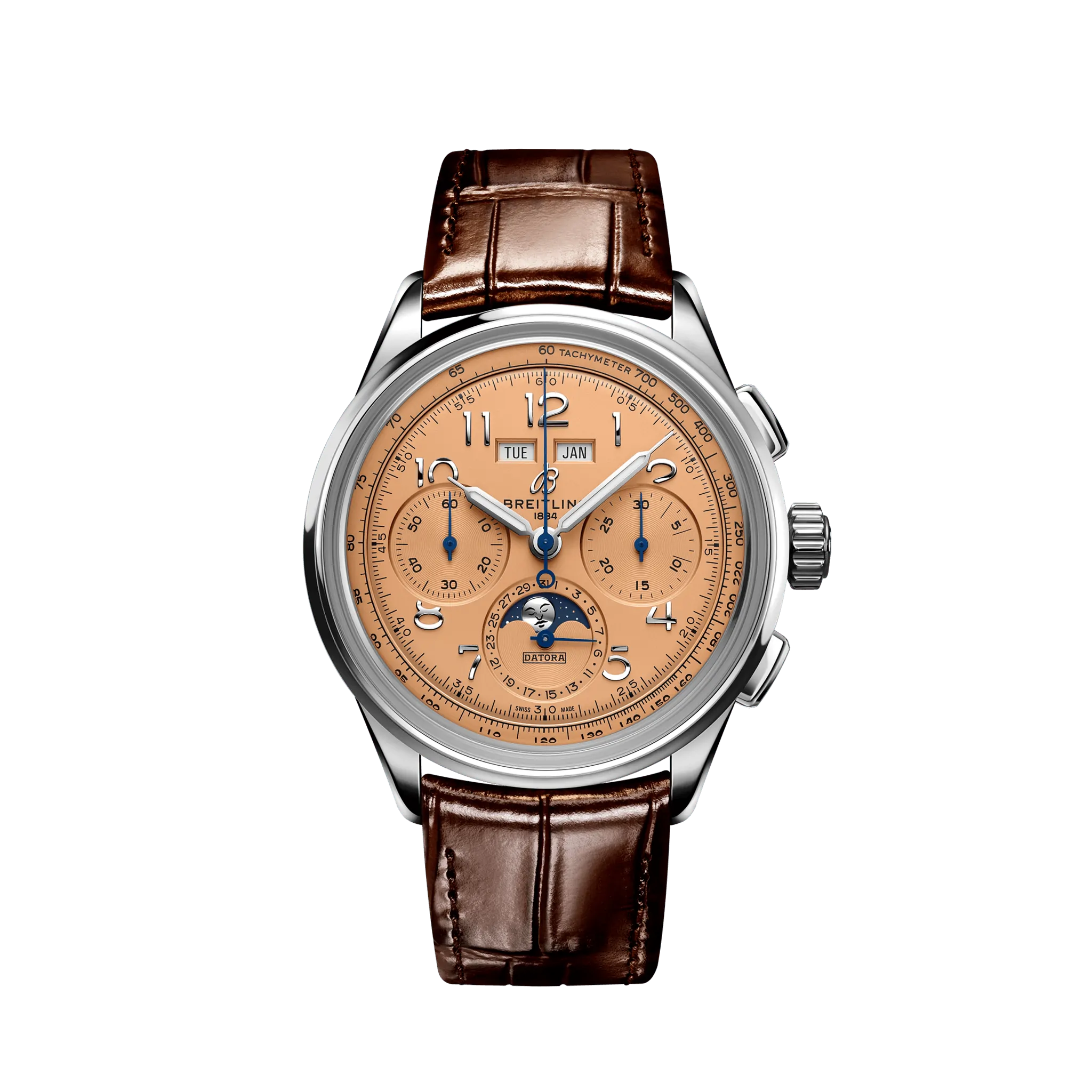 Breitling Premier B25 Datora 42mm Stainless Steel Men's Chronograph Watch - Luxury Dress Watch for Business & Formal Occasions