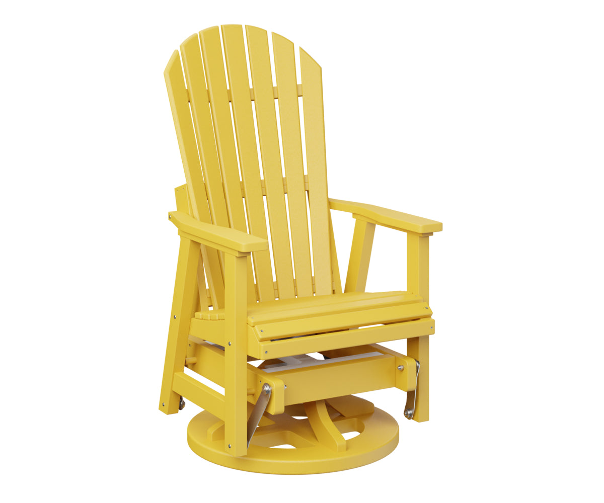 Berlin Gardens Comfo Back Swivel Glider - Outdoor Patio Rocking Chair with Smooth 360° Rotation, Weather-Resistant for Garden, Deck, Porch & Poolside Relaxation