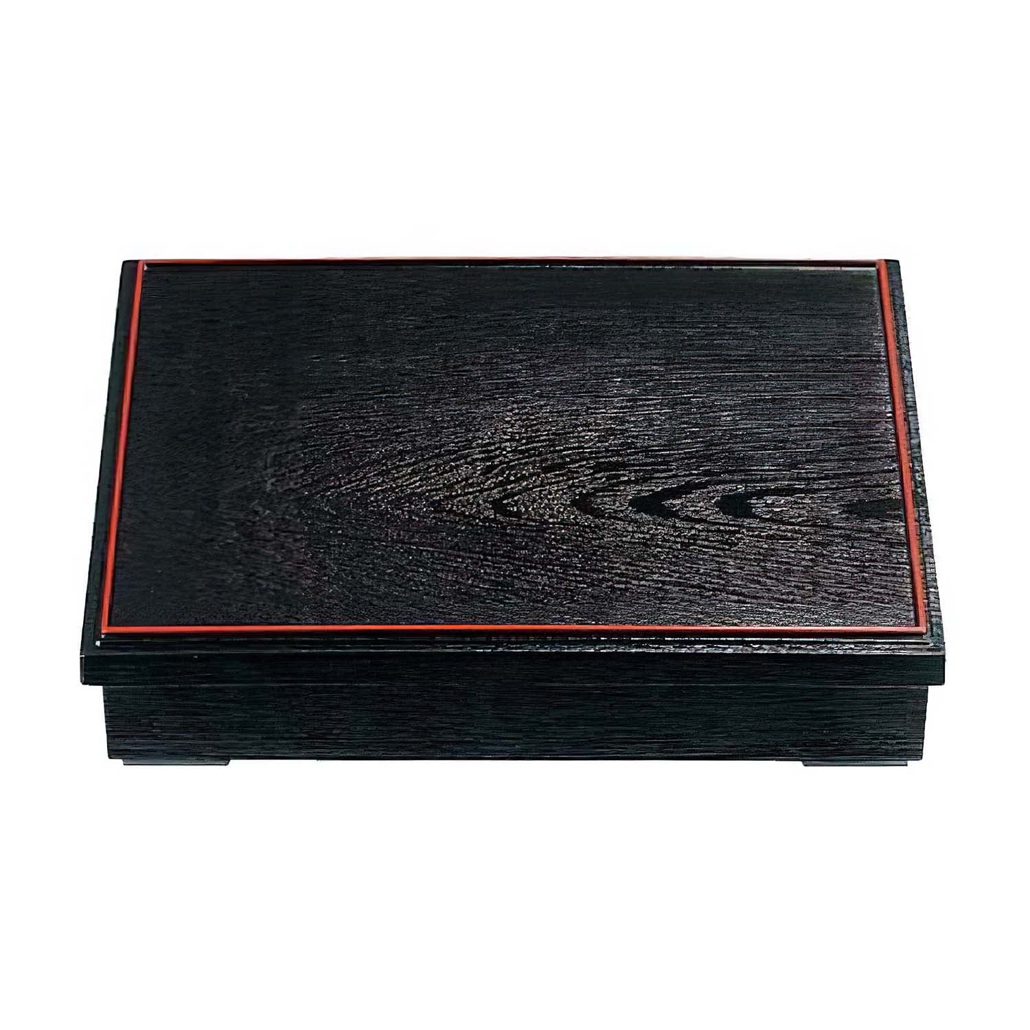 Premium ABS Resin 6-Compartment Shokado Bento Box - Japanese-Style Lunch Container for Office, School & Picnics - BPA-Free, Durable & Leak-Proof