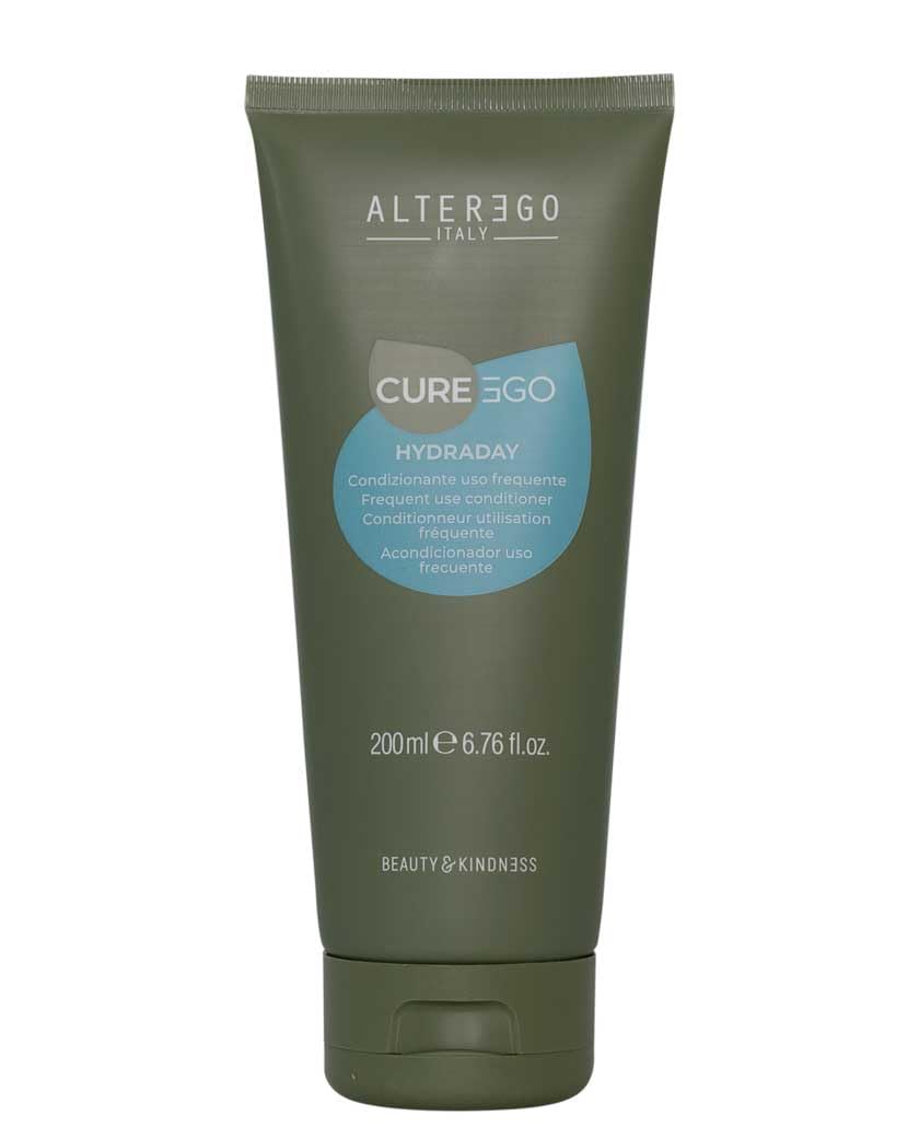Alterego CurEgo Hydraday Hydrating Conditioner 200ml - Daily Use Moisturizing Hair Treatment for Dry & Damaged Hair | Perfect for Post-Shampoo Care & Frizz Control