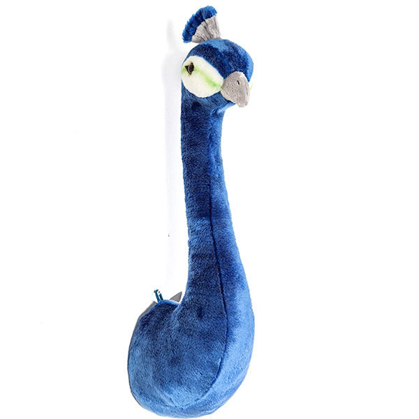 BiBiB & Co Soft Plush Trophy - Peacock Elliott Stuffed Animal Toy for Kids, Gifts & Home Decor | Perfect for Birthdays, Awards & Nursery Decorations