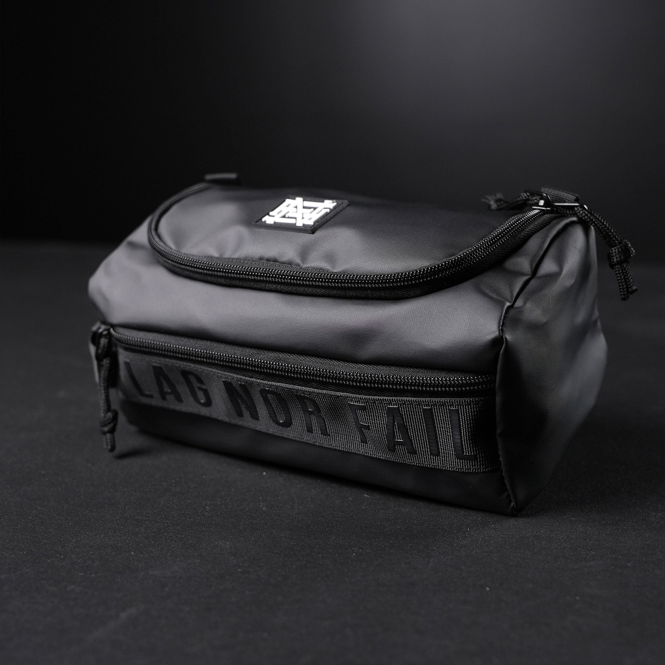 Momentum 2.5L Black Toiletry Bag for Travel - Waterproof Cosmetic Organizer for Men & Women - Perfect for Gym, Camping, Business Trips & Daily Use